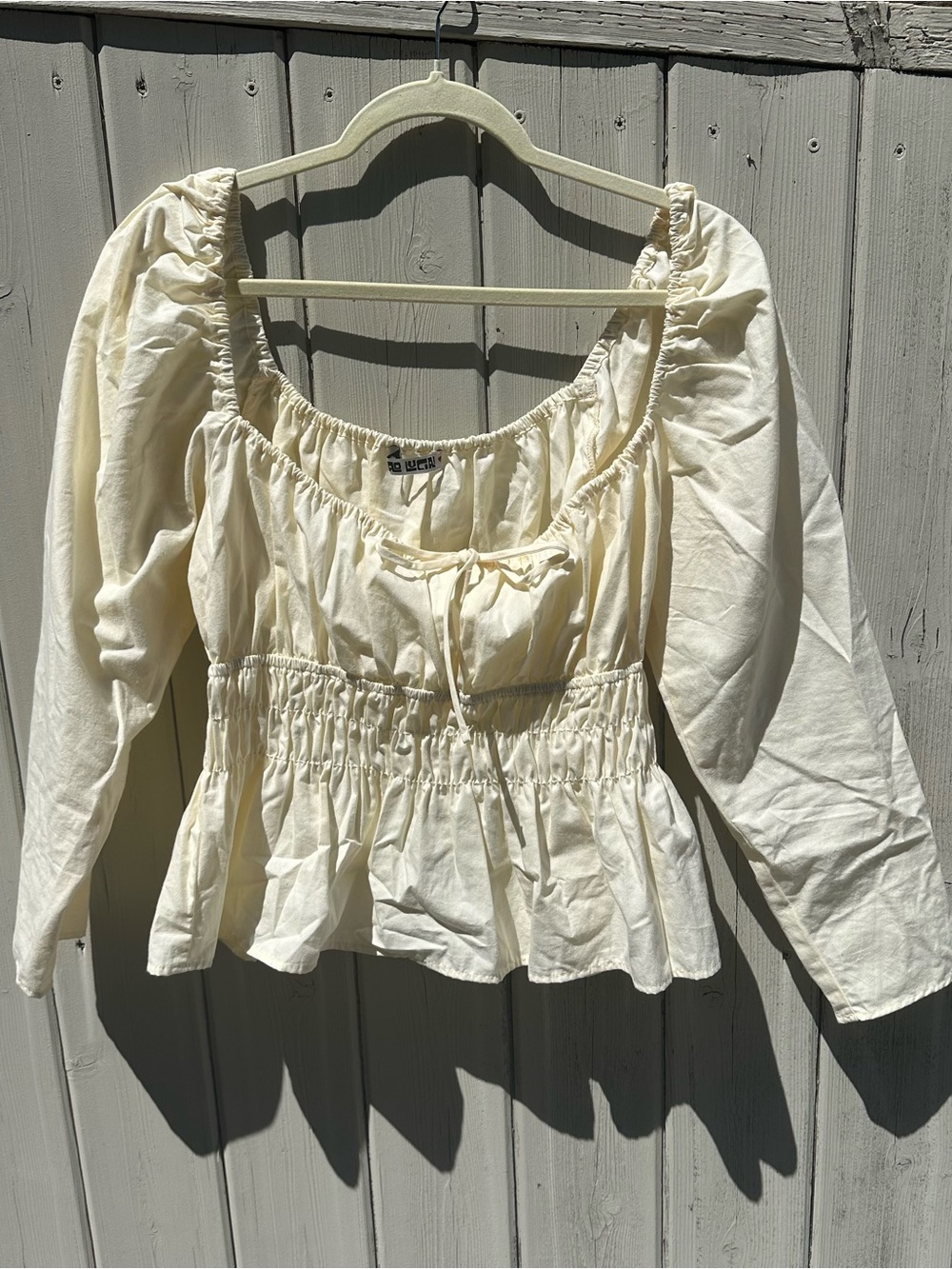 Ciao Lucia Raphaela Top - Cream size M/L
